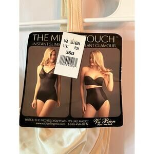 Va Bien Lingerie One Piece Women's Body Slimmer Shapewear Cream Colored Size 36D